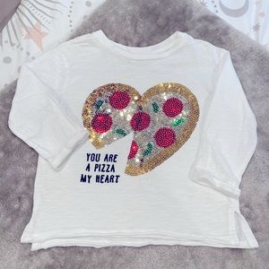 Toddler Girl 3/4 Length Sleeve Shirt